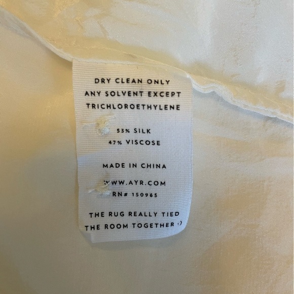 AYR silk button down blouse size small - Picture 5 of 7